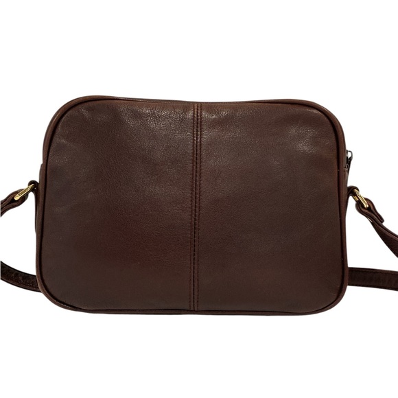 Etienne Aigner Oxblood Leather Vintage Crossbody Bag - Very Good Condition - Picture 4 of 8